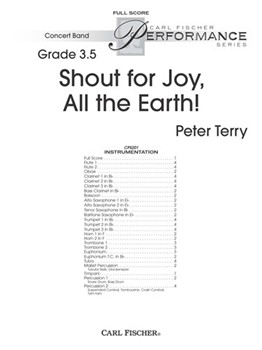 Shout for Joy All the Earth! by Terry Peter for