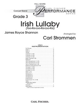 Irish Lullaby (Too-Ra-Loo-Ra-Loo-Ral) by Shannon James Royce - Strommen Carl - for