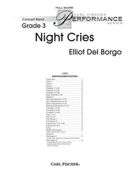 Night Cries by Del Borgo Elliot for Full Score