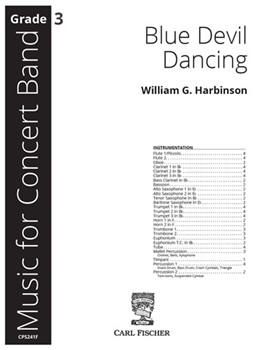 Blue Devil Dancing by William Harbinson for