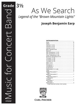 As We Search Legend of the "Brown Mountain Lights"