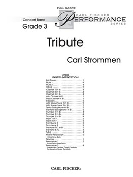Tribute by Strommen Carl for Full Score
