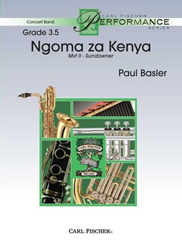 Ngoma Za Kenya Mvt 2 - Sundowner by Basler Paul for Concert Band (Mvt 2-sundowner)