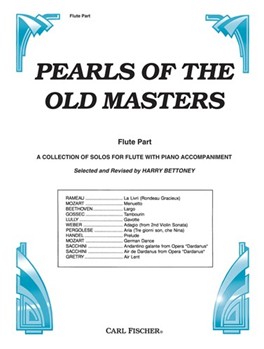Pearls Of The Old Masters I by Ludwig Van Beethoven Wolfgang Amadeus Mozart Gio - Bettoney Harry - for Flute Solo (Vol 1)