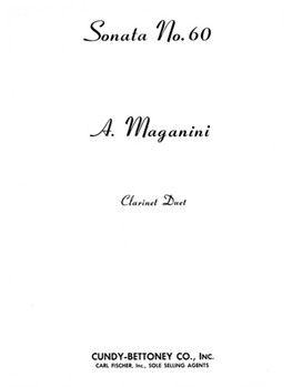 Sonata No. 60 by Magnani Aurelio for