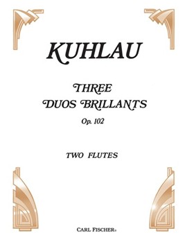 Three Duos Brilliants by Kuhlau Friedrich for