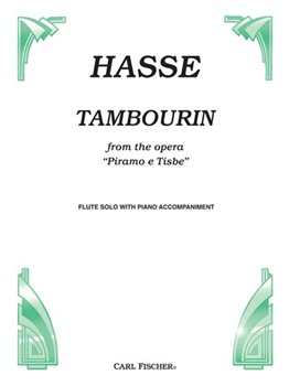 Tambourine by Hasse Johann Adolph for Flute and Piano