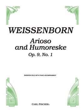 Arioso and Humoreske by Weissenborn Julius for Bassoon and Piano