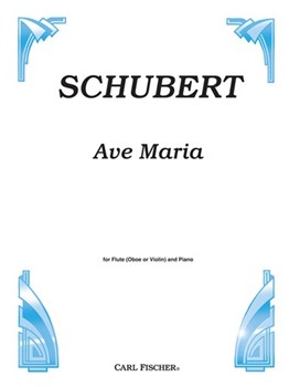 Ave Maria by Schubert Franz for Flute and Piano