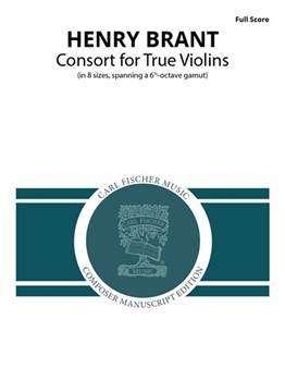 Consort for True Violins (Octet) by Brant Henry for