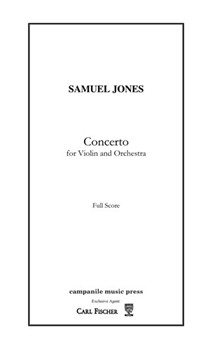 Concerto for Violin and Orchestra by Jones Samuel for