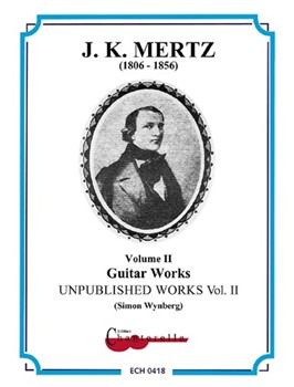 Guitar Works Heft 2 Unpublished Works II by Mertz Johann Kaspar for