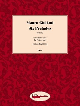 6 Preludes op. 83 by Giuliani Mauro G for