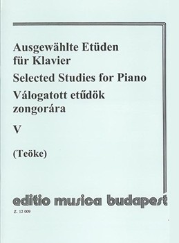 SELECTED STUDIES Vol.5 for Piano