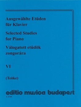 SELECTED STUDIES Vol.6 for Piano