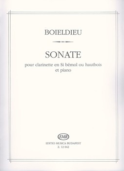 Sonate pour clarinette en Si bemol ou hautbois et piano