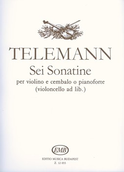 Sei sonatine for violin and harpsichord (piano)