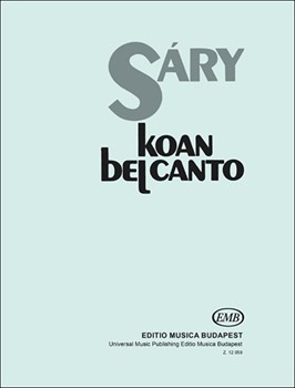 Koan bel canto for piano (harpsichord or cimbalom)