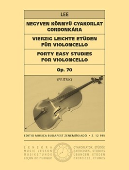 40 Easy Studies for violoncello in the first position