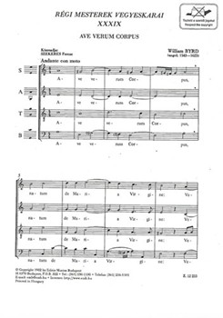 Old Masters' Mixed Choruses Vol.39