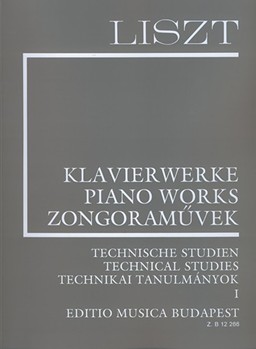 Technical Studies Vol. I Liszt, Works for Piano Solo, Supplementary vol. 1
