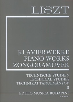 Technical Studies Vol. II Liszt, Works for Piano Solo, Supplementary vol. 2