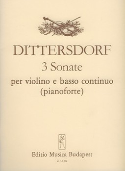 3 sonate per violino e basso continuo (pianoforte)