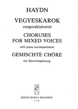 Choruses for mixed voices (excerpts from operas) with piano accompaniment