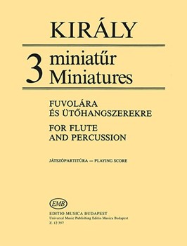3 Miniatures for flute and percussion