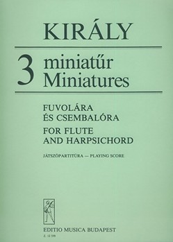 3 Miniatures for flute and harpsichord