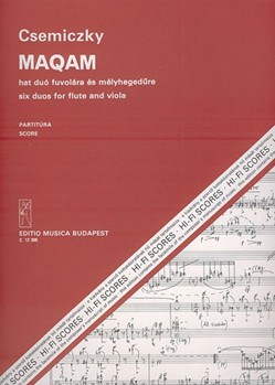 Maqam 6 Duos for flute and viola
