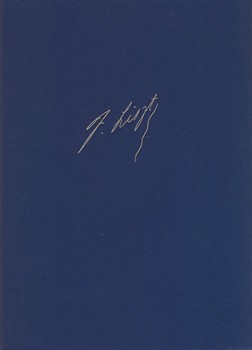 Free Arrangements VIII Franz Liszt, New Edition of the Complete Works, Series II (Free arrangements and transcriptions for piano solo), Vol. 8