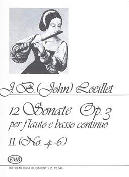 12 Sonatas for Recorder and Basso Continuo Vol.2 No. 4-6.