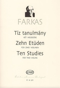 Ten Studies for two violins