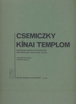 Chinese Church for soprano and violin to poems by S. Weores