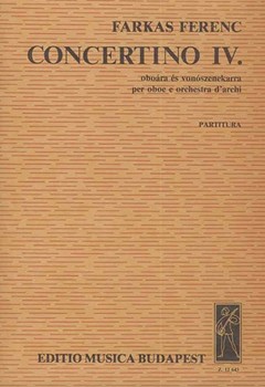 Concertino IV. for oboe and string orchestra