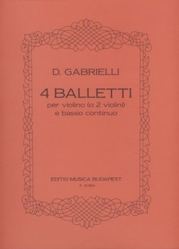 4 balletti No. 3,4,5,8
