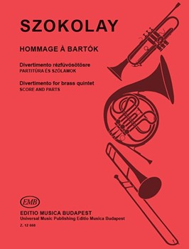 Hommage a Bartok Divertimento for brass quintet