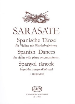 Spanish Dances for violin with piano accompaniment Vol.2 Habanera