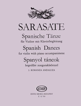 Spanish Dances for violin with piano accompaniment Vol.3 Romanza Andaluza