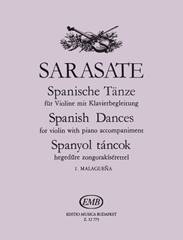 Spanish Dances for violin with piano accompaniment Vol.1 Malaguena