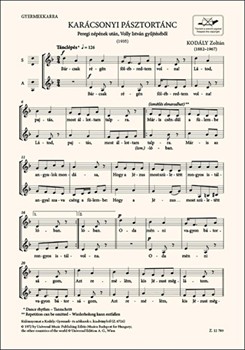 Sheperds' Christmas dance after a folk-song from Pereg