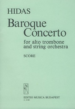 Baroque Concerto for alto trombone and string orchestra