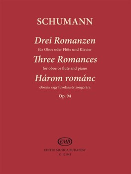 Three Romances for oboe or flute and piano