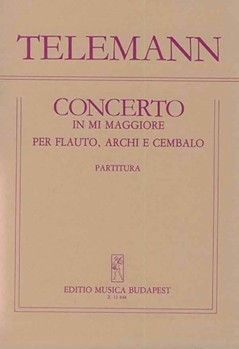 Concerto in mi maggiore per flauto, archi e cembalo