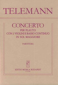 Concerto in Sol maggiore per flauto con 2 violini e basso continuo
