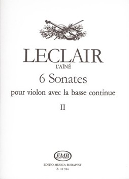 6 Sonatas Vol.2 for violin and basso continuo