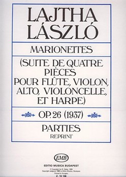 Marionettes Suite for flute, violin, viola, violoncello and harp