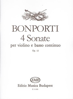 4 Sonate per violino e basso continuo No. 3, 4, 6, 9