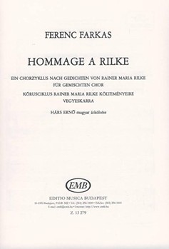 Hommage a Rilke